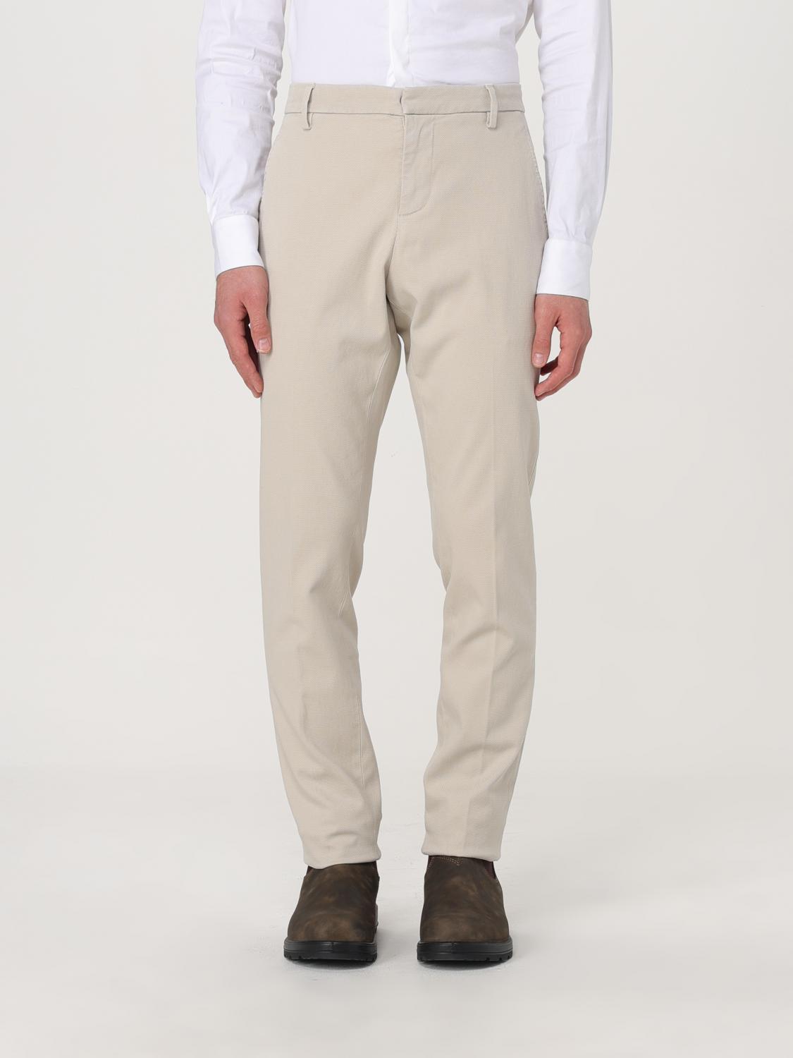 Dondup Pants Men Color Beige In Beige