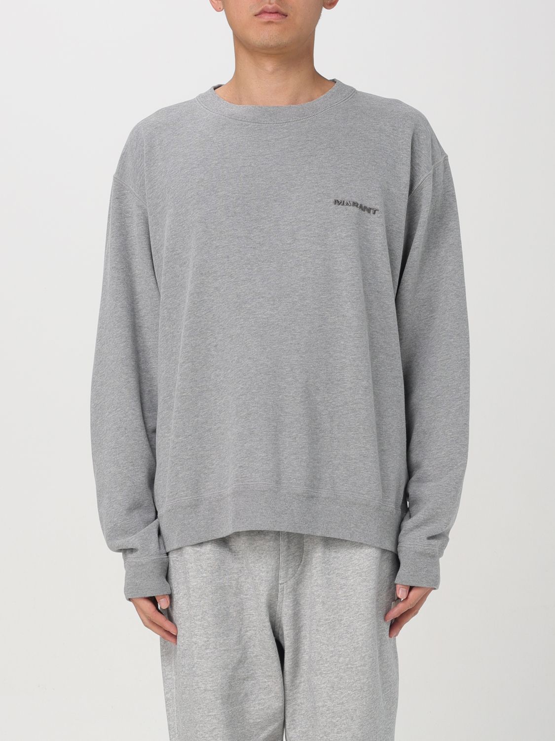 Shop Isabel Marant Sweatshirt  Men Color Grey In Grau