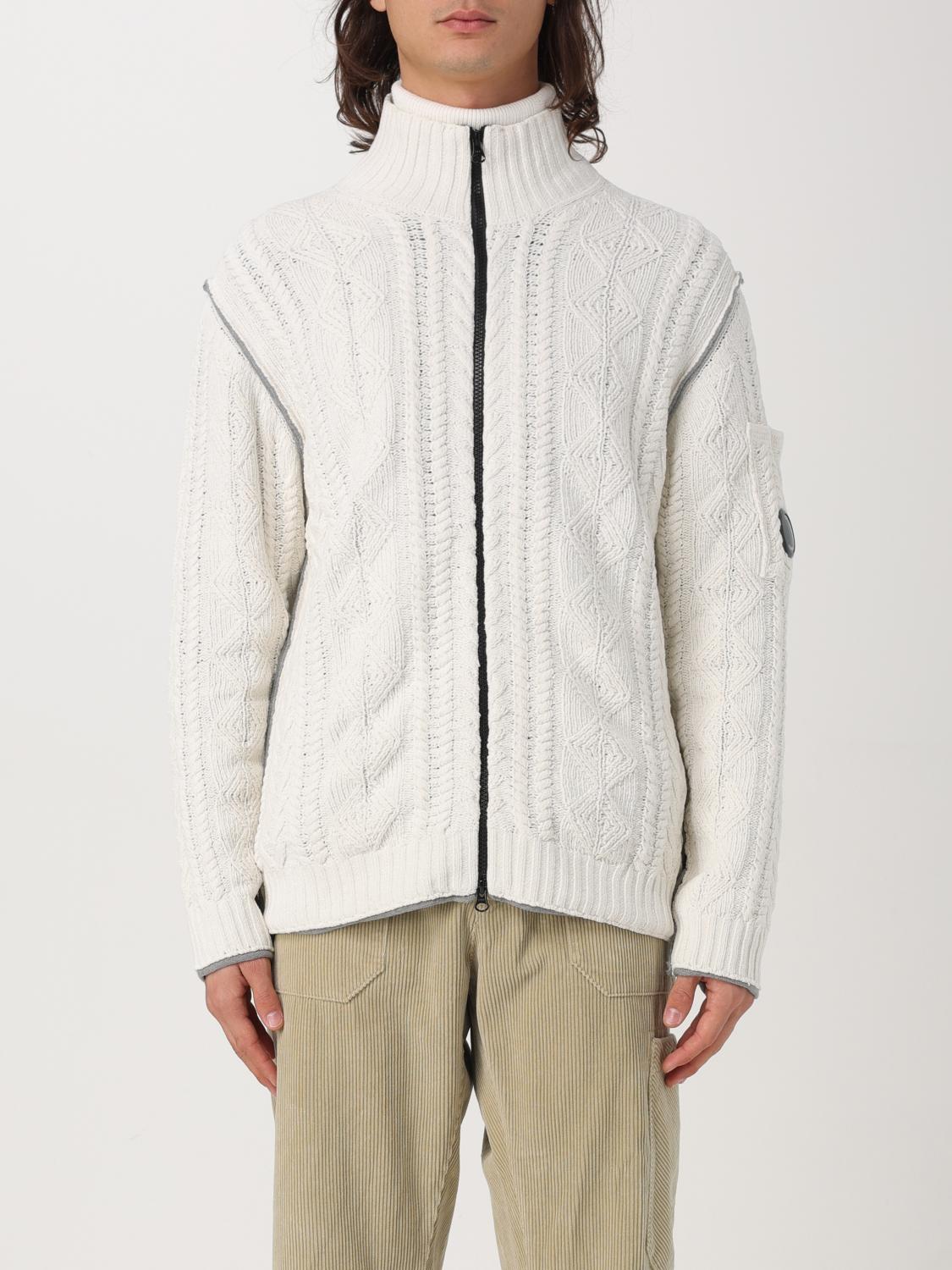 Cardigan C. P. COMPANY Men color White Cardigan C. P. COMPANY Men color White