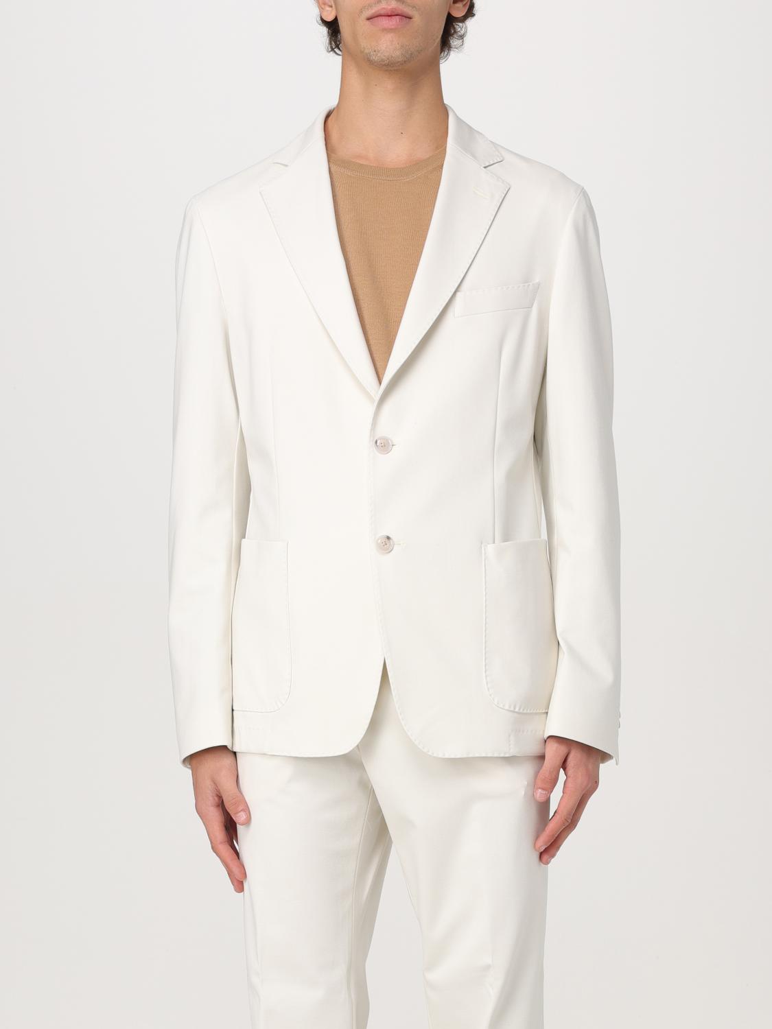Hugo Boss Blazer Boss Men Color Beige In Weiss