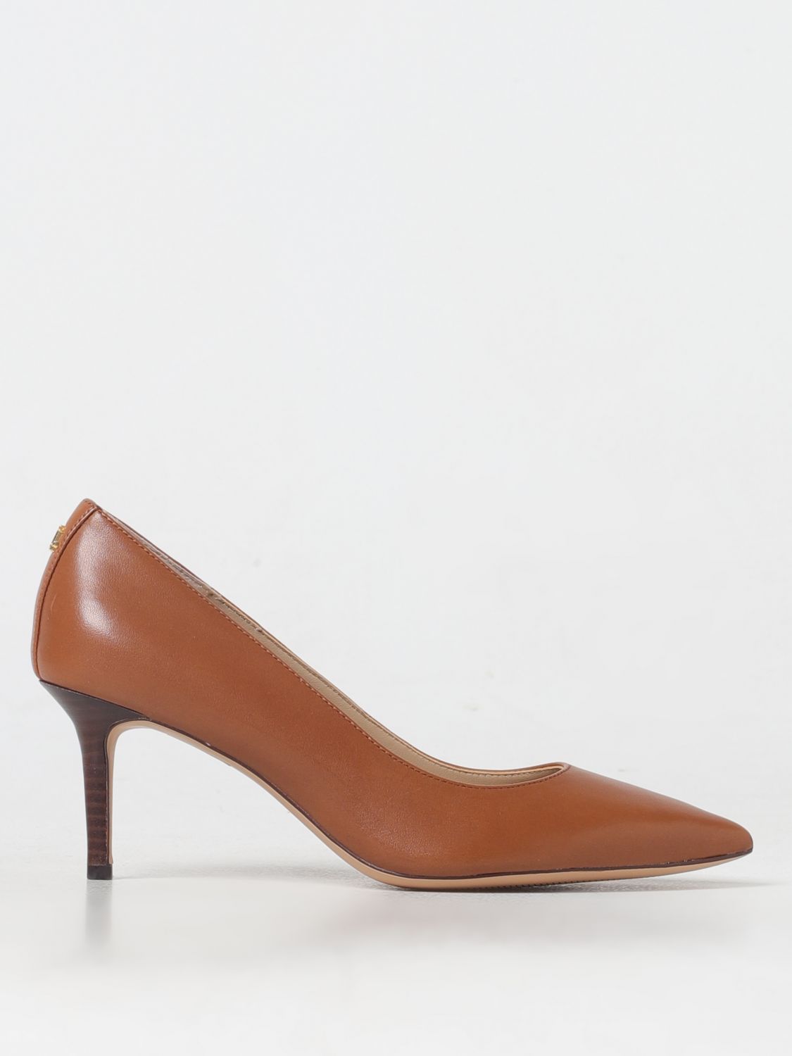 Shop Polo Ralph Lauren Pumps  Woman Color Leather In Leder