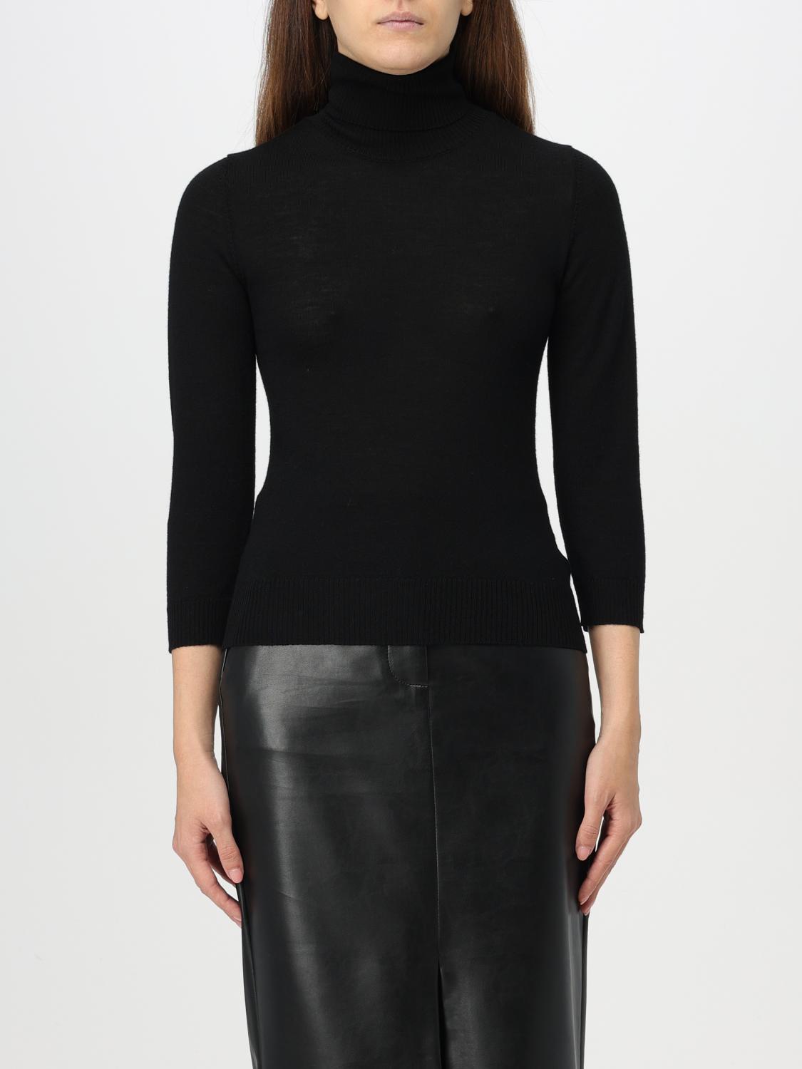 Shop Simona Corsellini Sweater  Woman Color Black In Schwarz