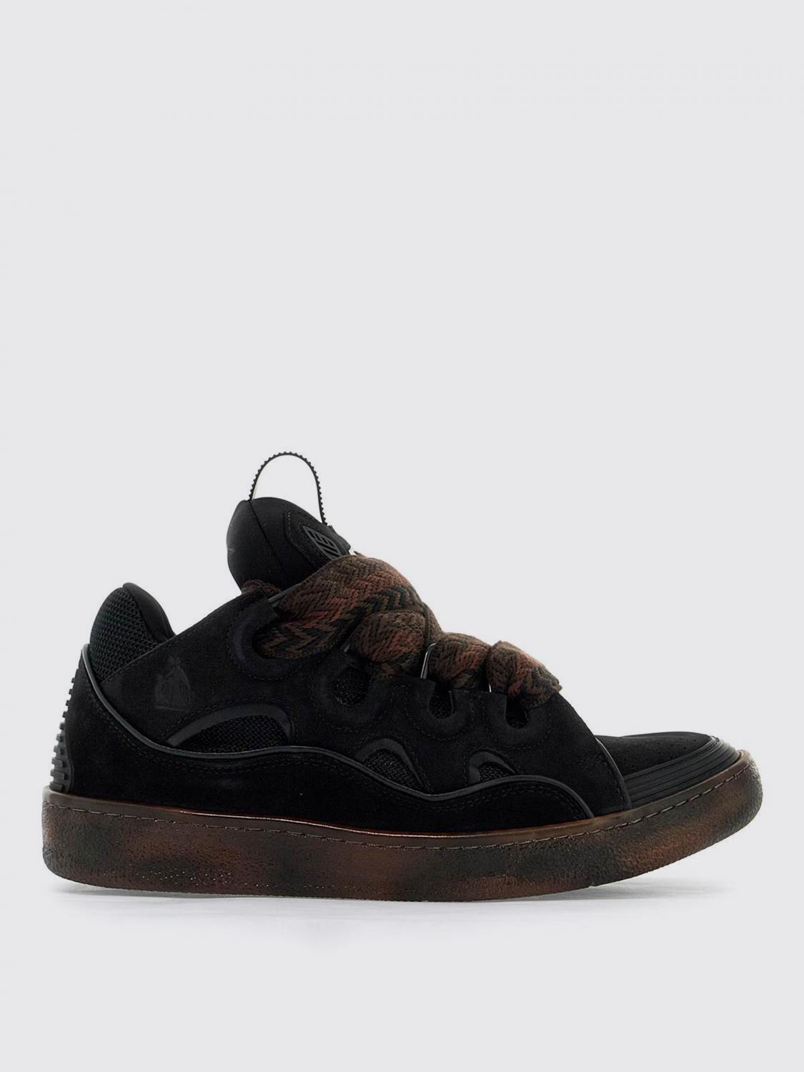 Shop Lanvin Sneakers  Woman Color Dark