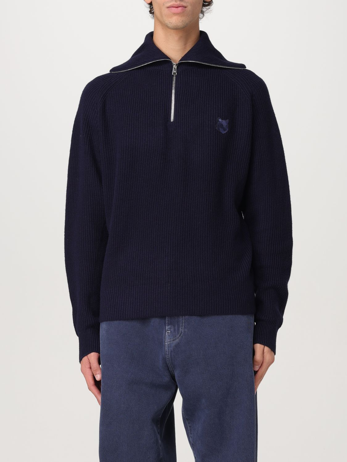 Maison Kitsuné Sweater  Men Color Blue In Blau