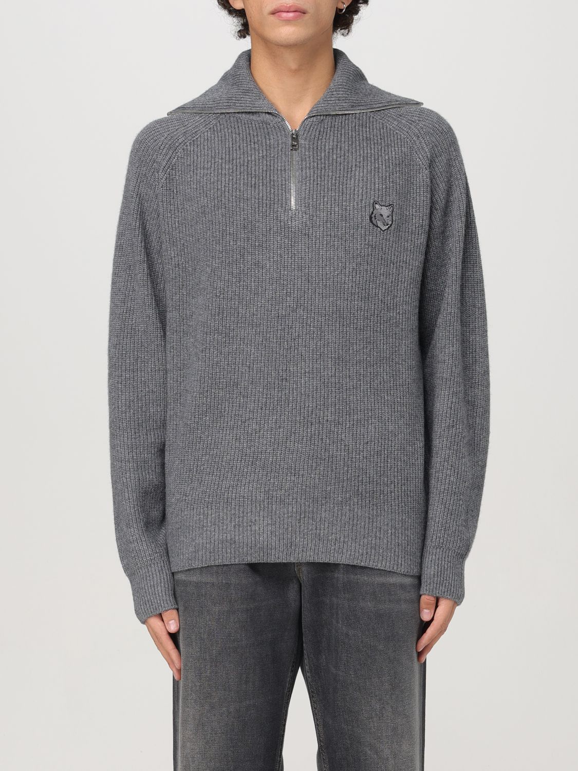 Maison Kitsuné Sweater  Men Color Grey In Grau