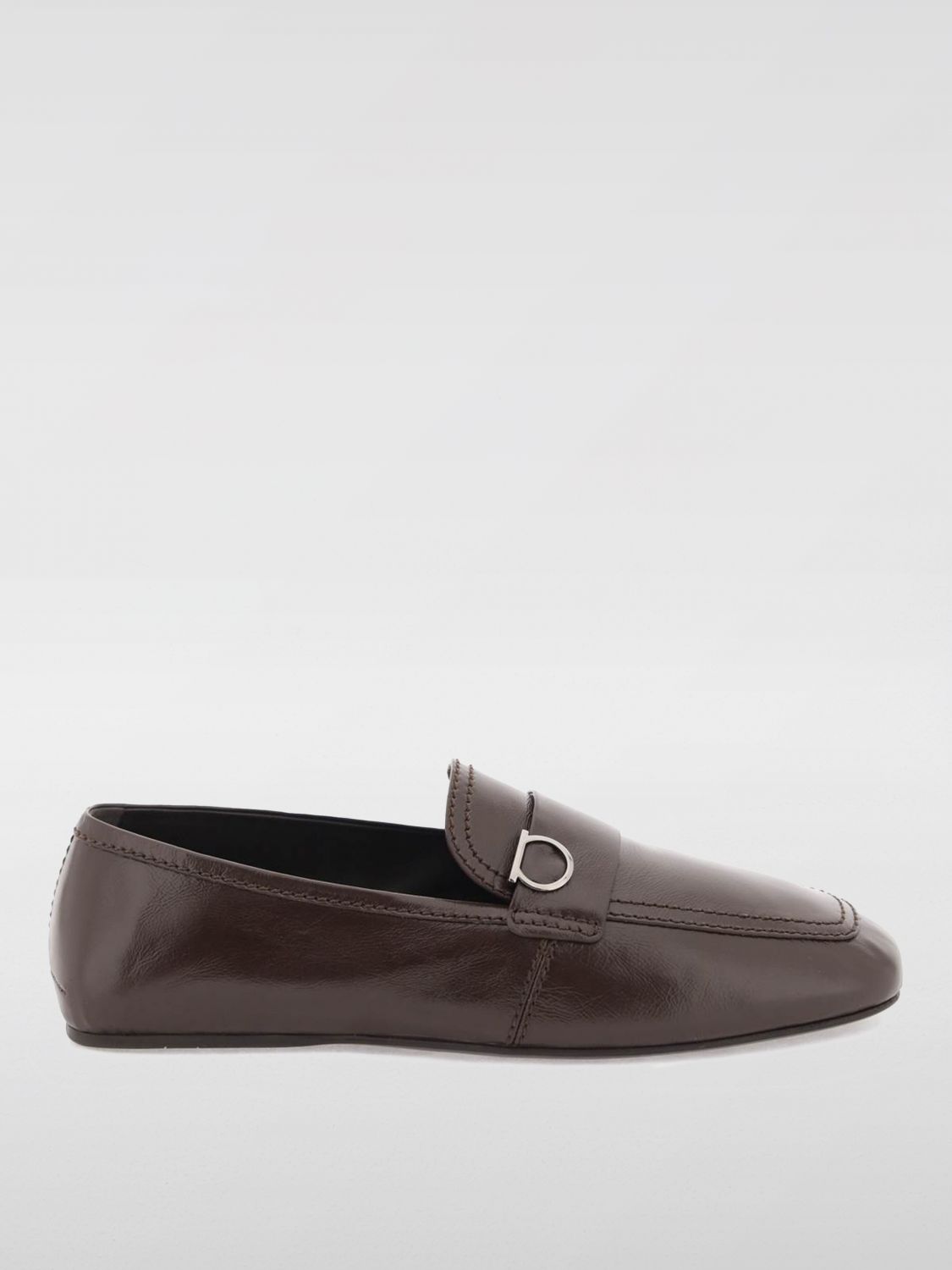 Shop Ferragamo Loafers  Men Color Dark