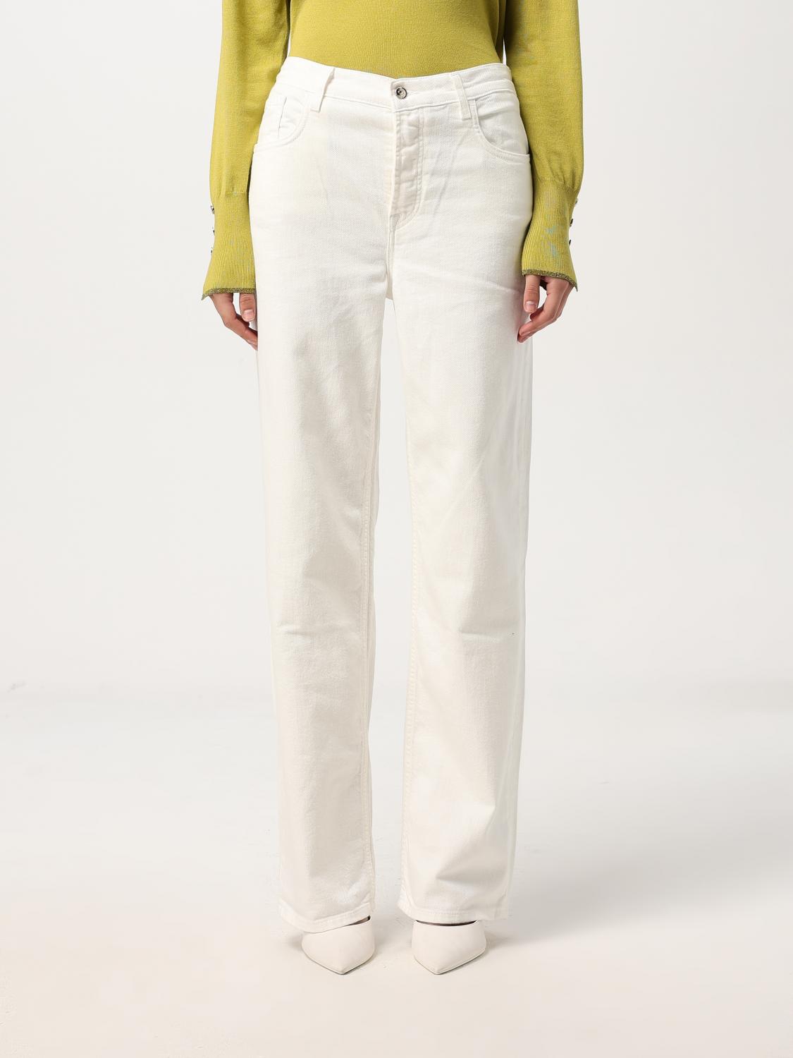 Liu •jo Pants Liu Jo Woman Color White In Weiss