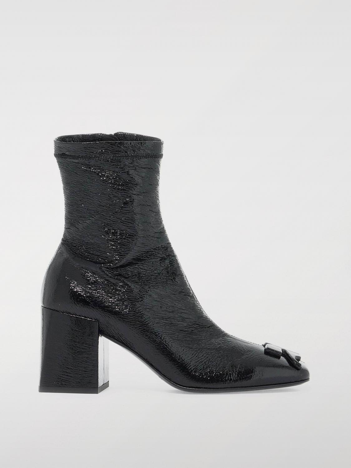 Shop Courrèges Boots  Woman Color Black In Schwarz