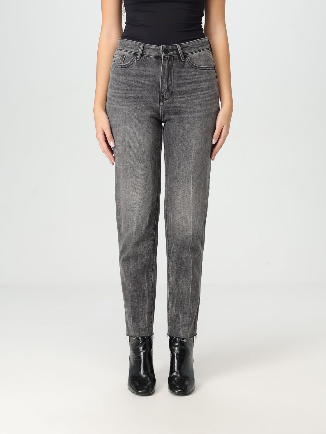 Armani Exchange Jeans  Woman Color Grey In Grau