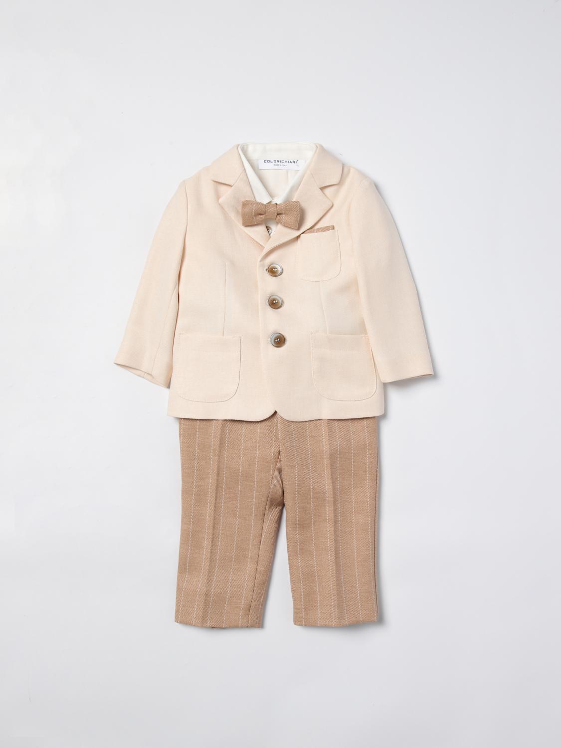 Colori Chiari Jumpsuit Kids Color Cream In Cream