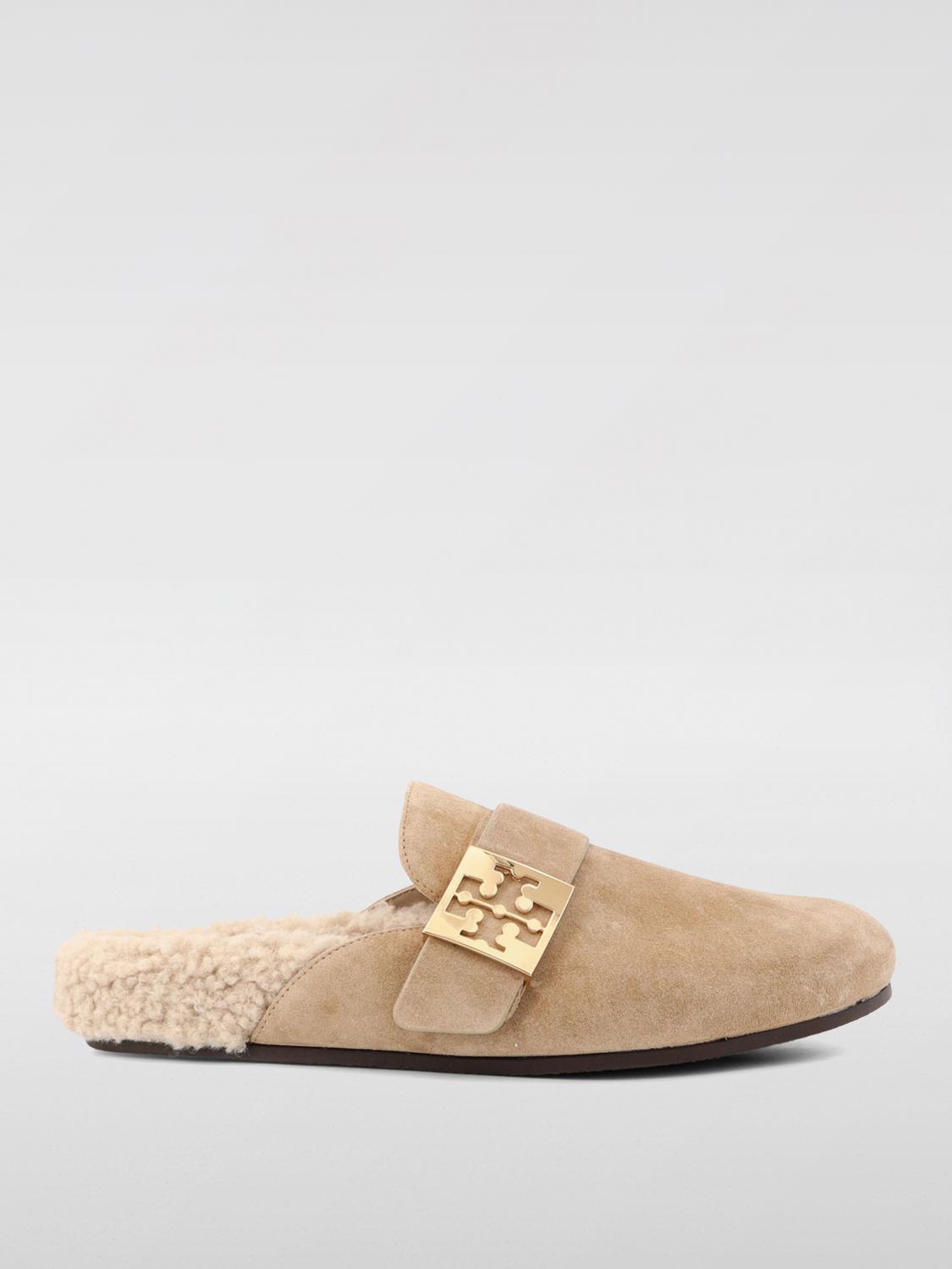 Tory Burch Flat Sandals Woman Color Beige In Beige