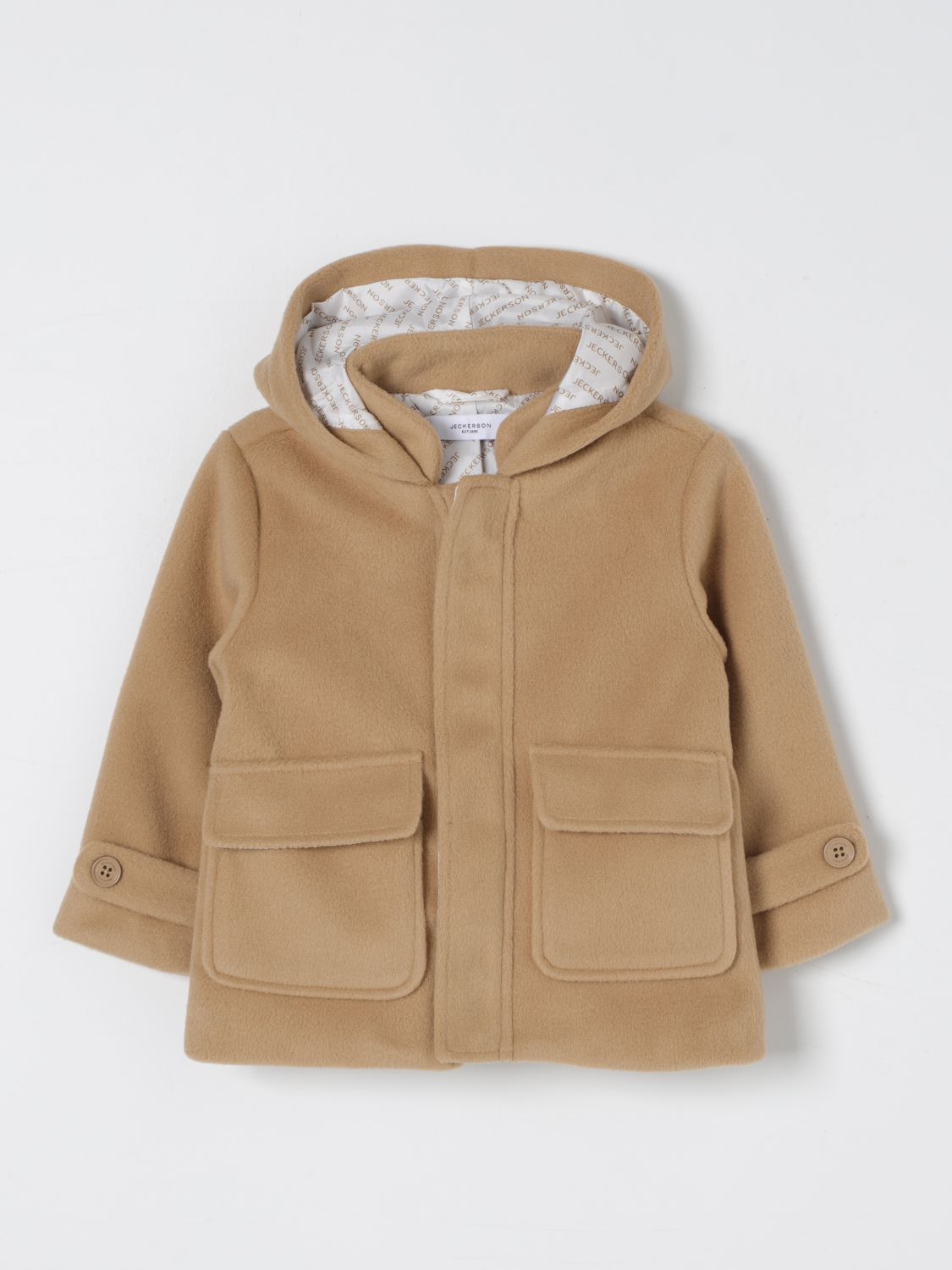 Shop Jeckerson Coats  Kids Color Biscuit