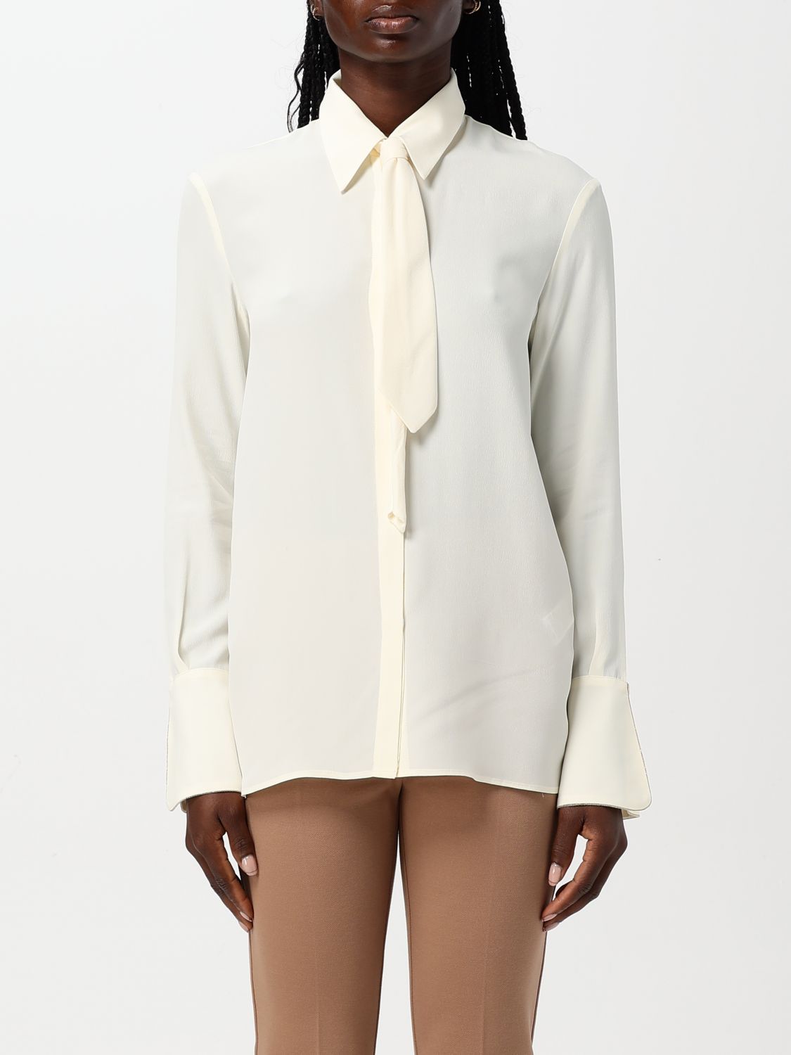 Shop Simona Corsellini Shirt  Woman Color White In Weiss