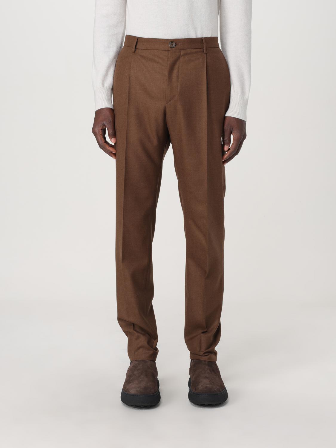 Tagliatore Pants  Men Color Brown In Braun