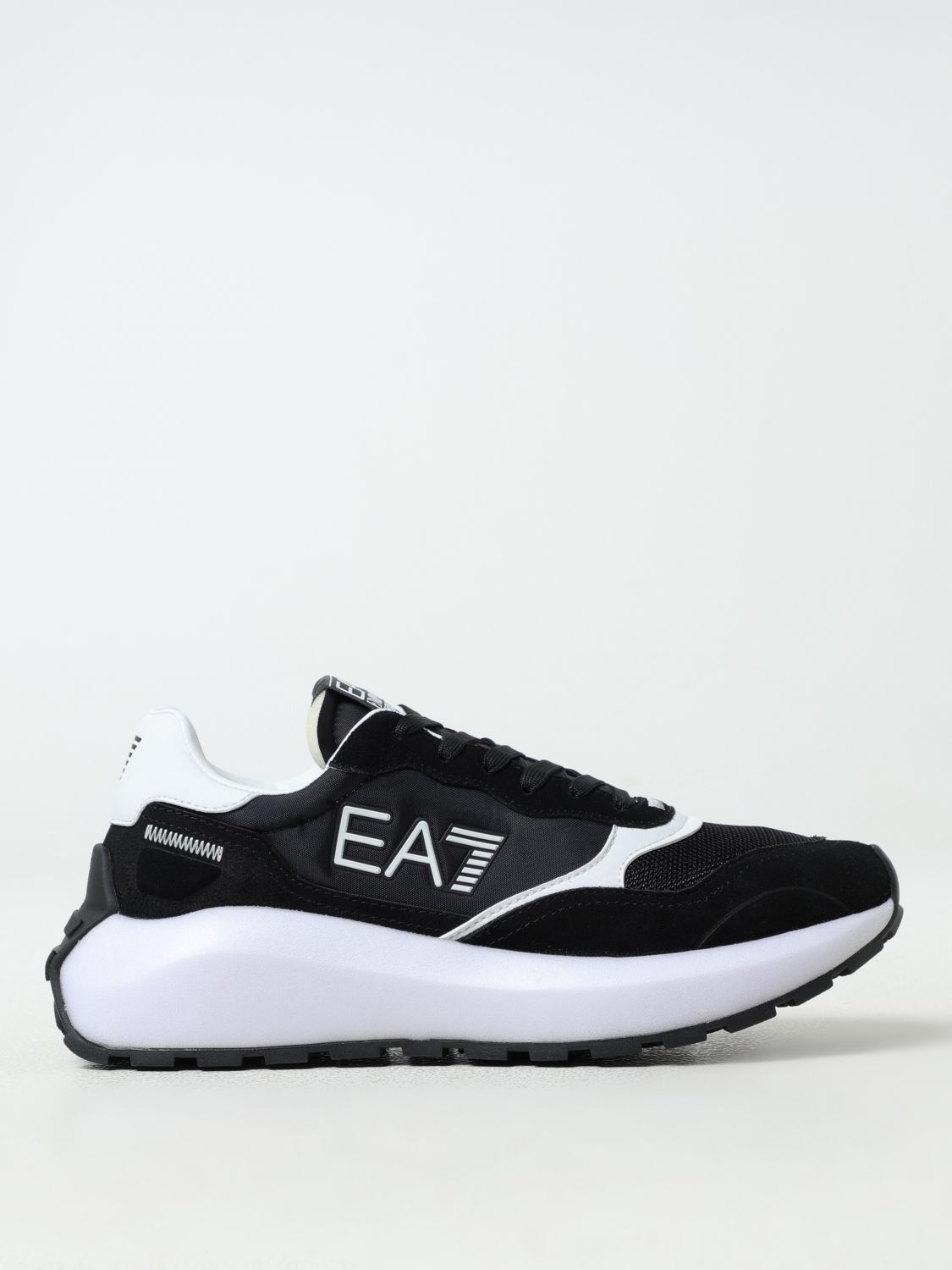 Ea7 Sneakers  Men Color Black In White