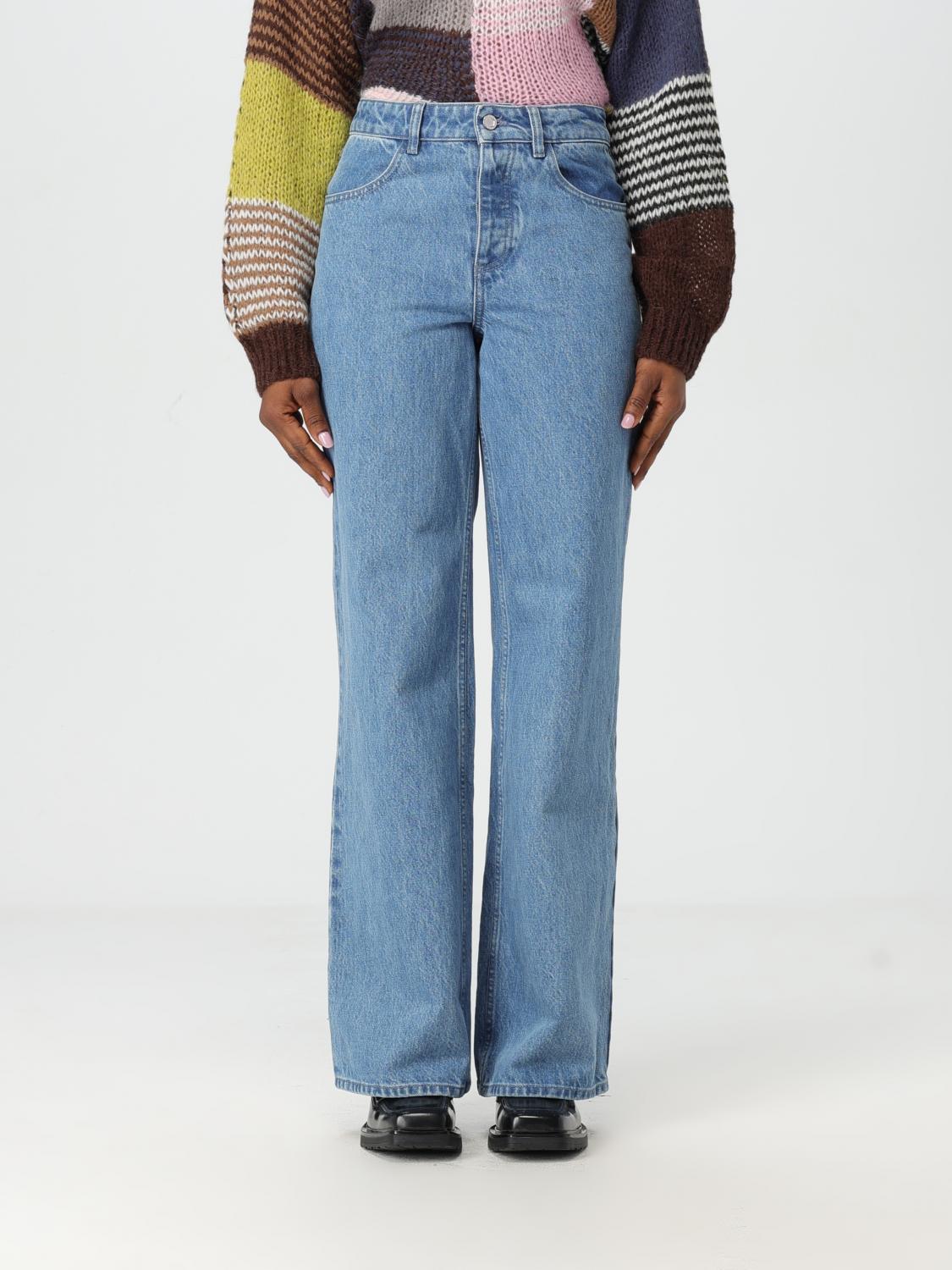 Shop Stine Goya Jeans Woman Color Denim