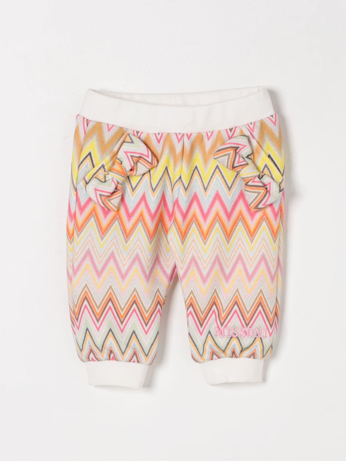 Shop Missoni Pants  Kids Color Ivory