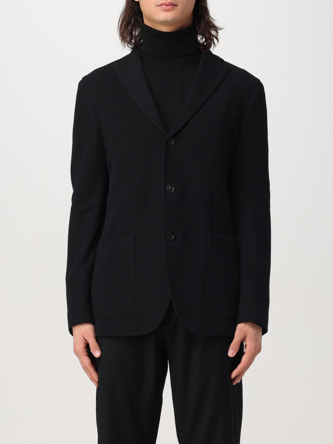 Shop Boglioli Blazer  Men Color Black In Schwarz