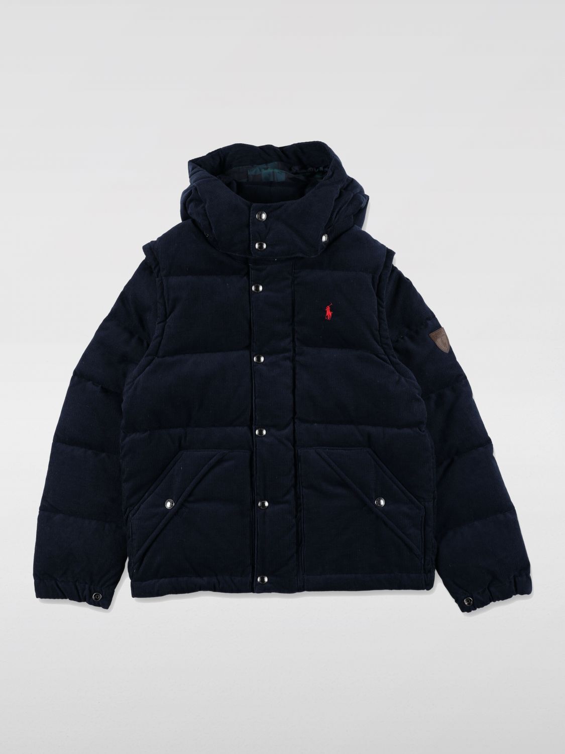 Shop Polo Ralph Lauren Jacket  Kids Color Navy