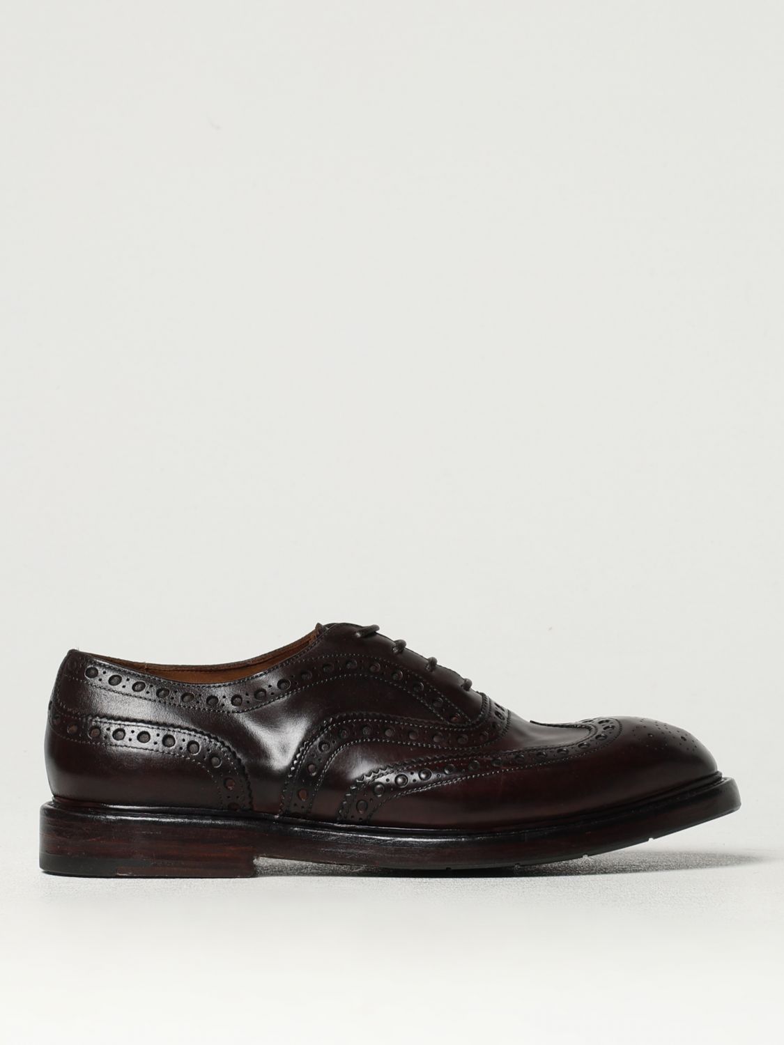 Shop Premiata Brogue Shoes  Men Color Black In Schwarz