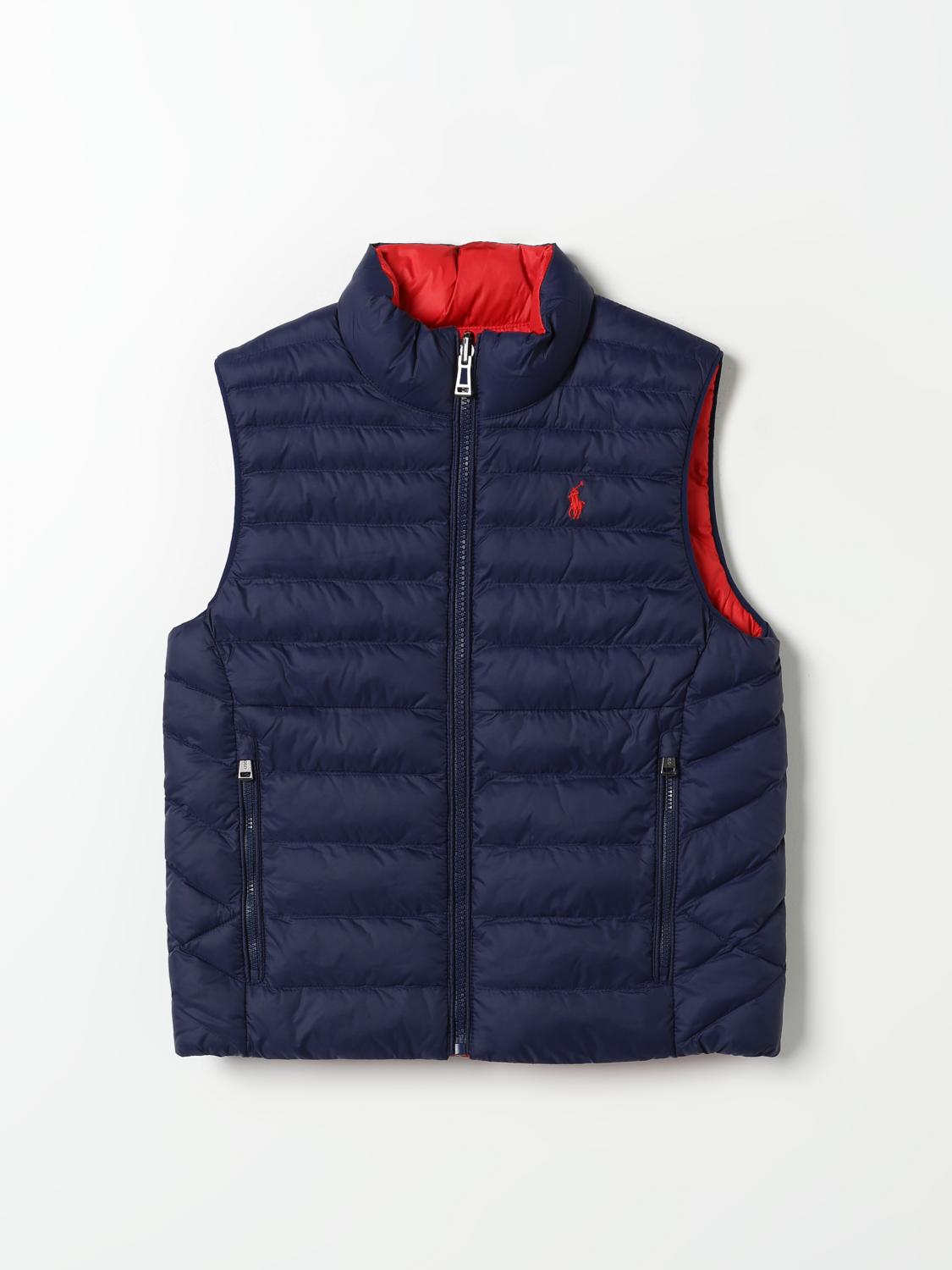 Polo Ralph Lauren Jacket Kids Color Blue In Blau