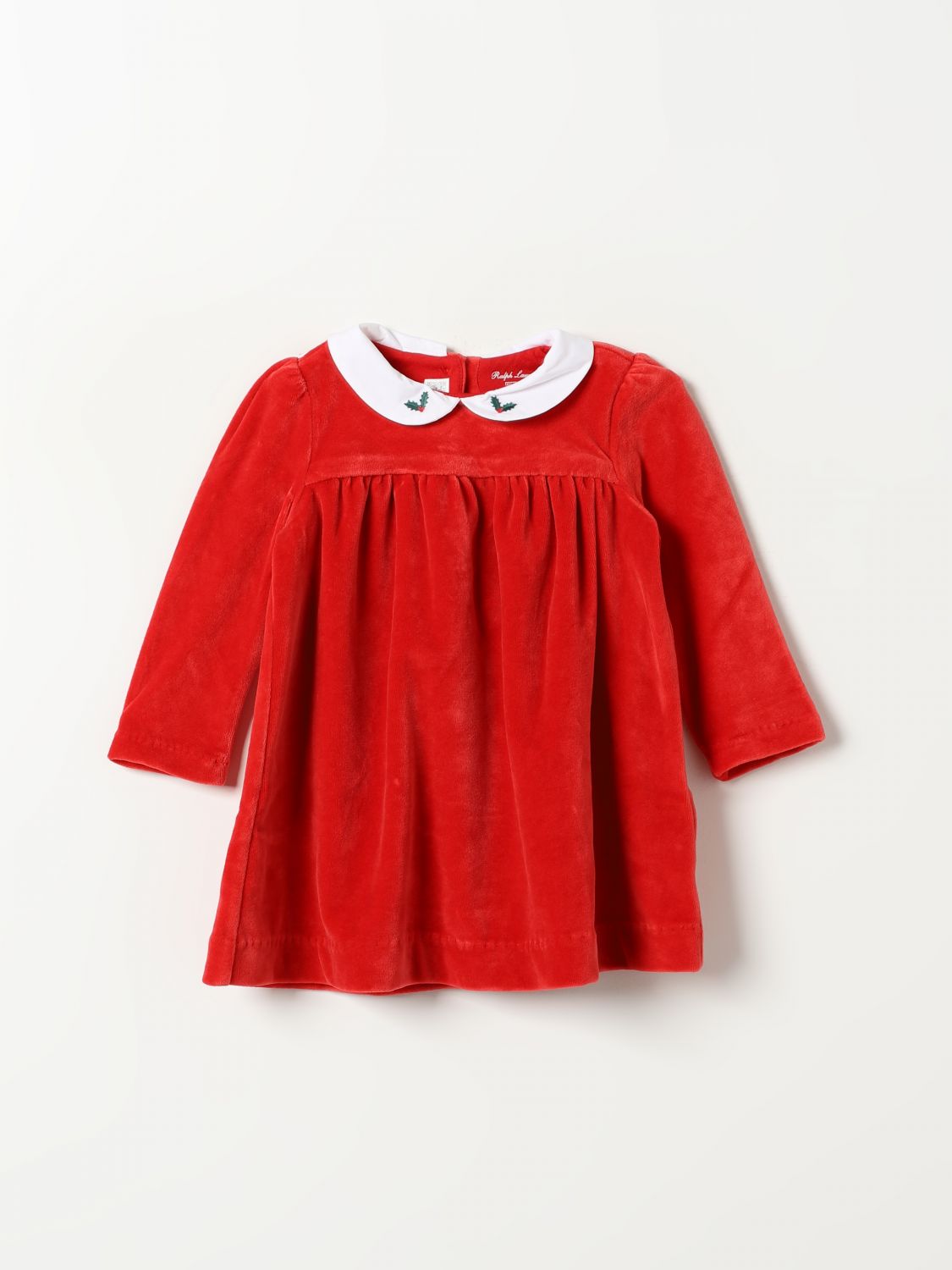 Shop Polo Ralph Lauren Romper  Kids Color Red In Rot