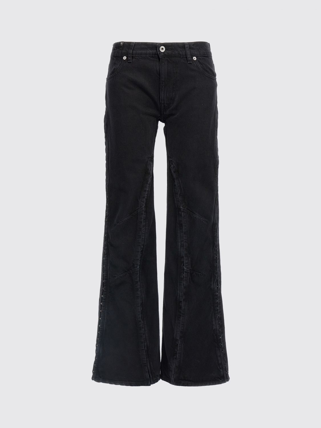 Y/project Jeans  Woman Color Black In Black