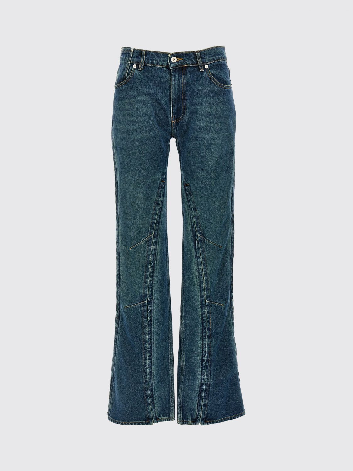 牛仔裤 Y/PROJECT 女士 颜色 蓝色