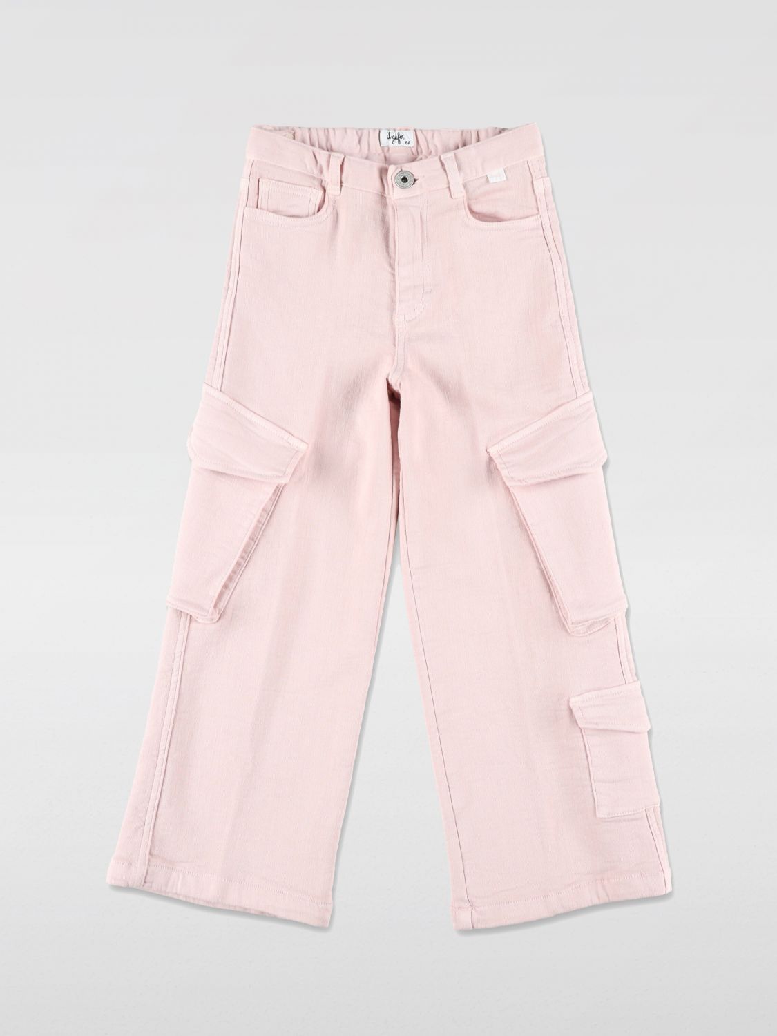 Shop Il Gufo Pants  Kids Color Pink