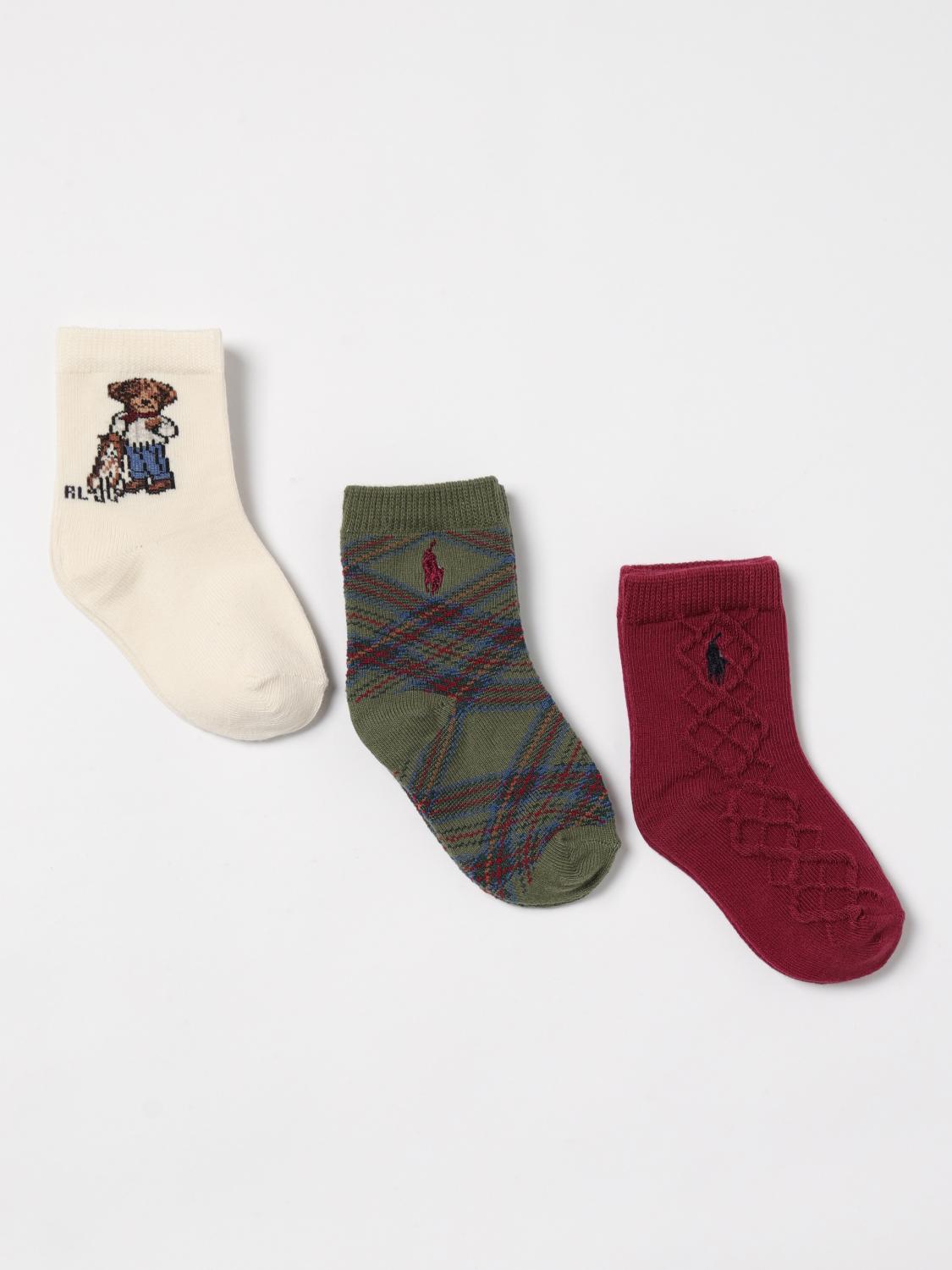 POLO RALPH LAUREN SOCKS BABY POLO RALPH LAUREN KIDS COLOR MULTICOLOR G29091005