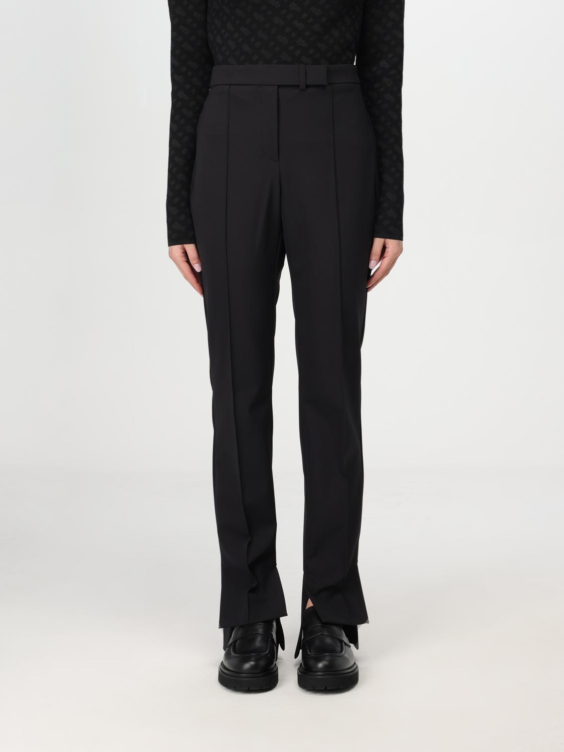 Hugo Boss Pants Boss Woman Color Black In Schwarz