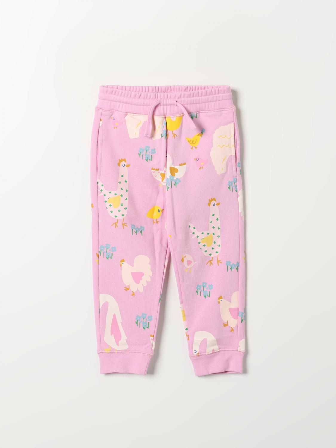 Stella Mccartney Kids Alpaca Doodle Print Sweatpants In Pink