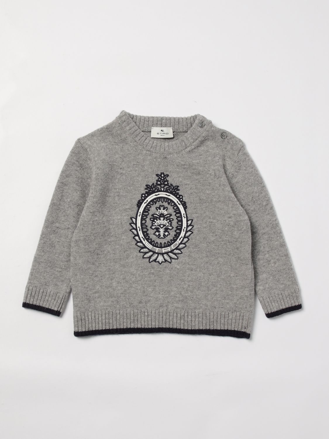 Etro Sweater  Kids Color Grey In Gray