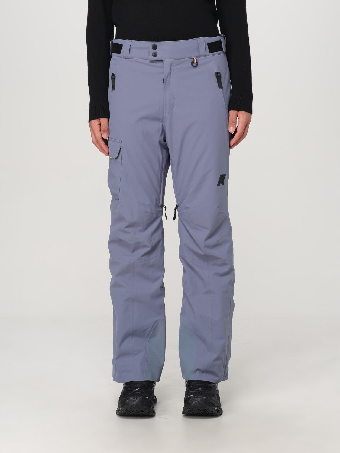 K-way Pants  Men Color Grey In Grau