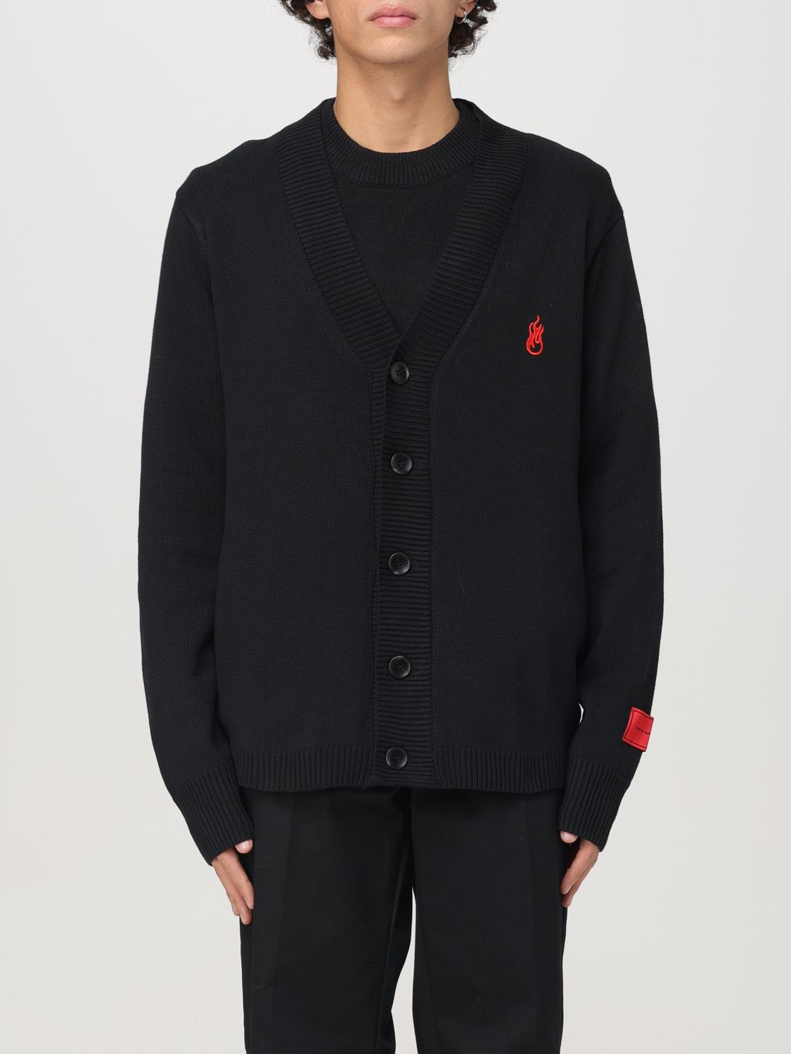 Vision Of Super Cardigan  Men Color Black In Schwarz