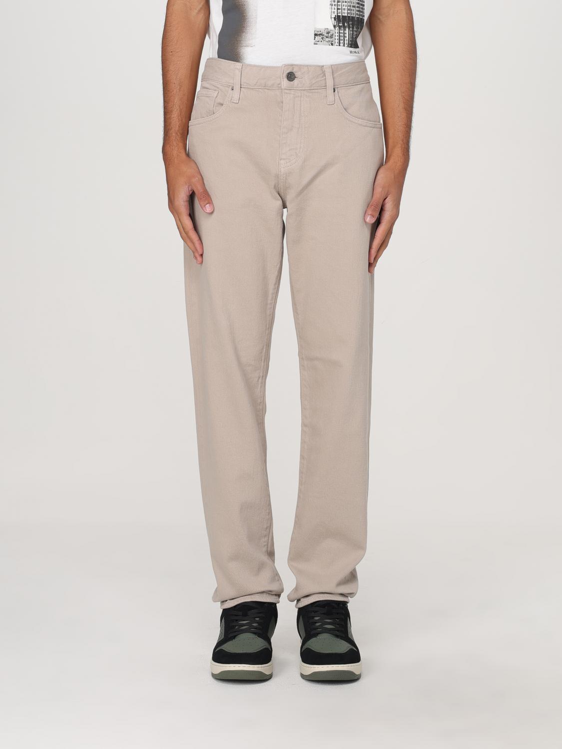 Armani Exchange Jeans Men Color Beige In Beige