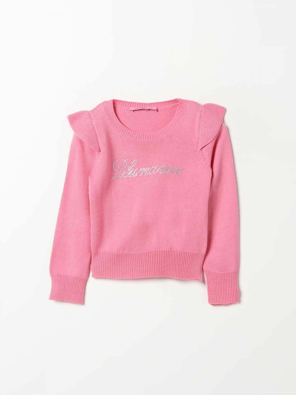 Shop Miss Blumarine Sweater  Kids Color Pink