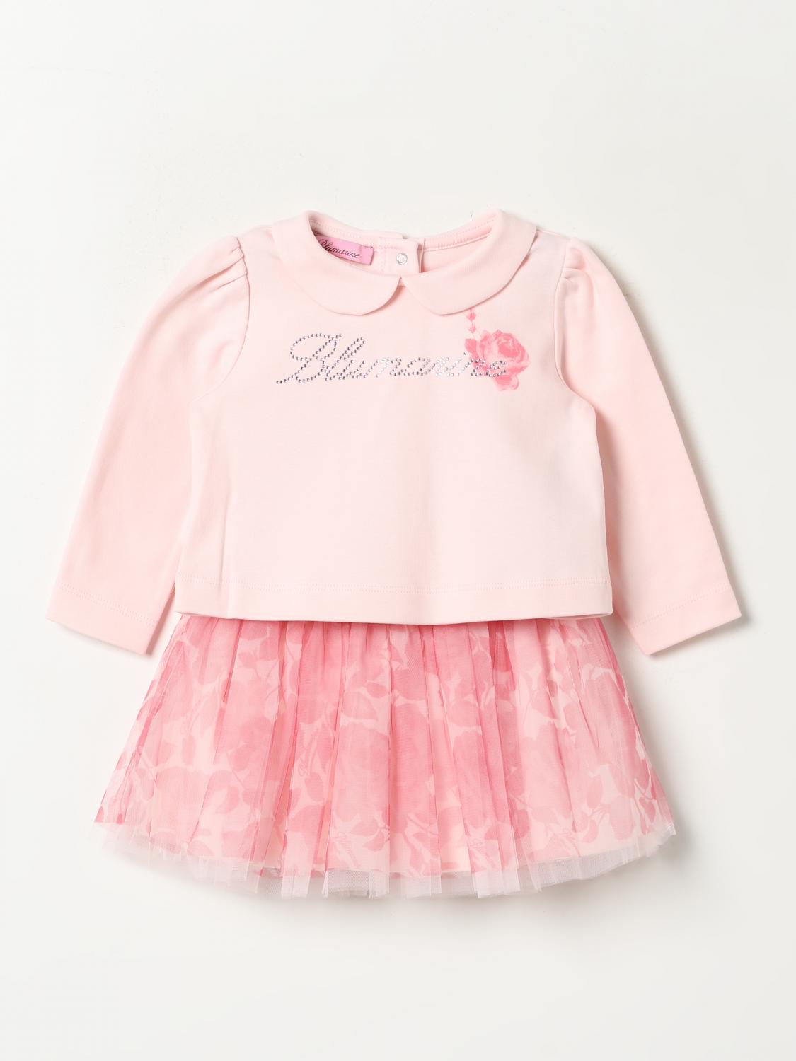 Miss Blumarine Romper  Kids Color Pink In Pink