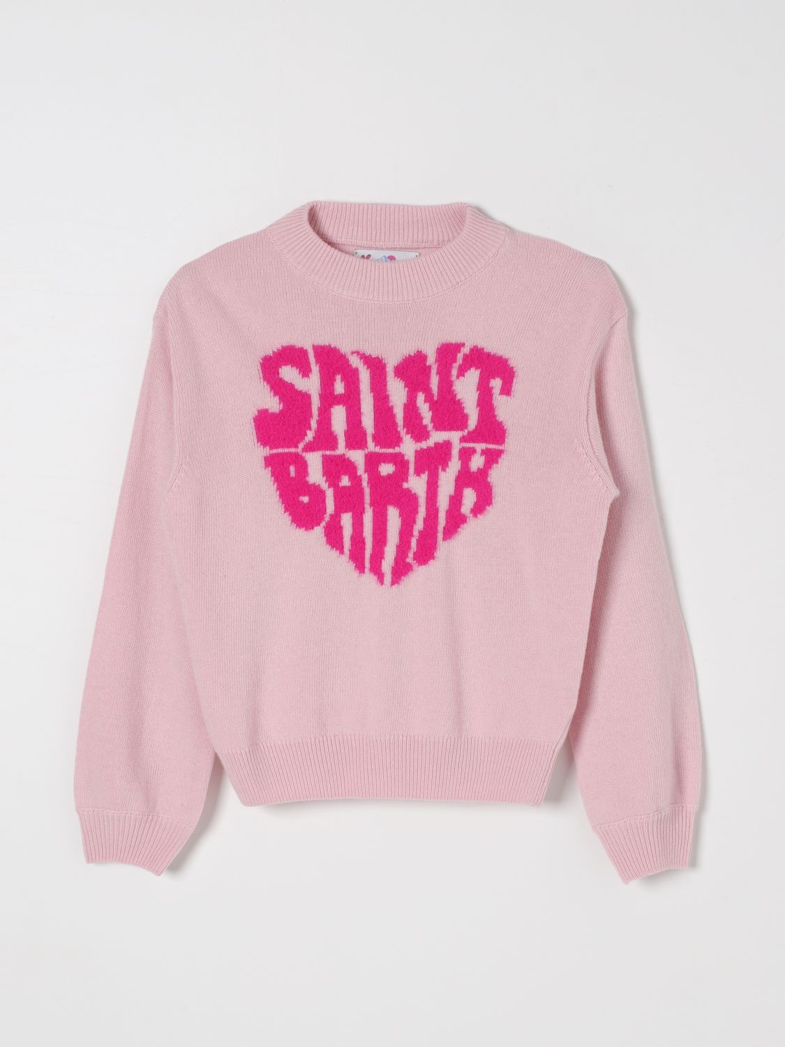 Shop Mc2 Saint Barth Sweater  Kids Color Pink