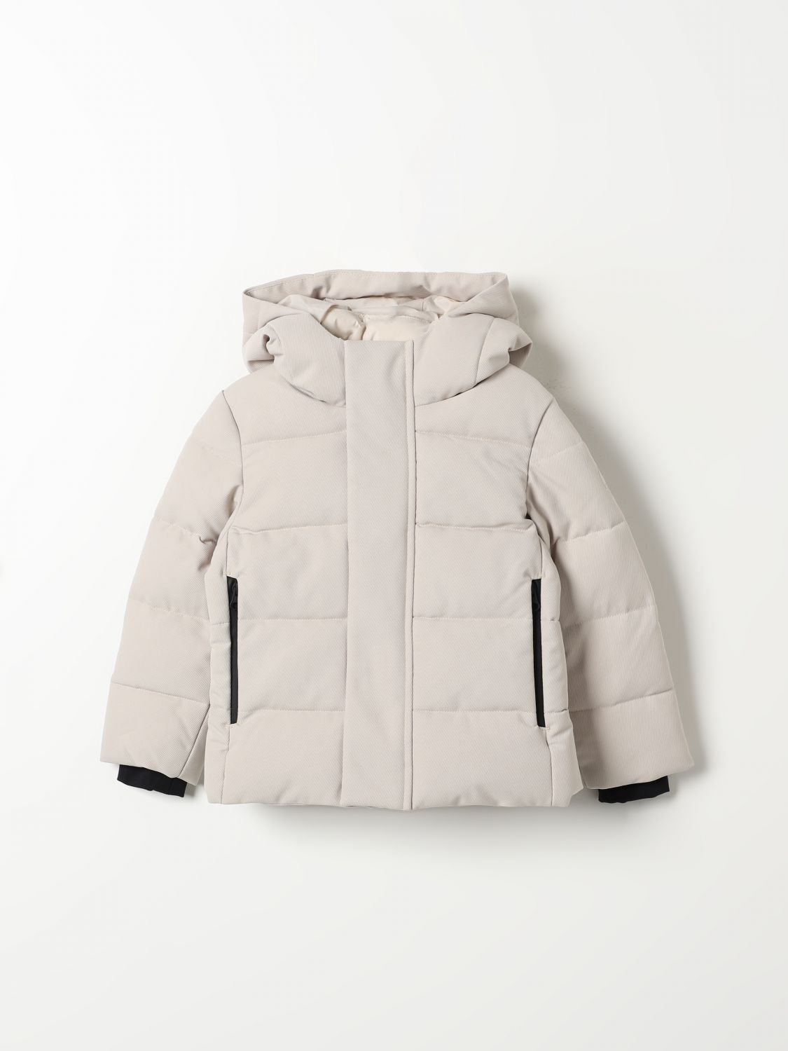 Save The Duck Coat  Kids Color Beige In Gray