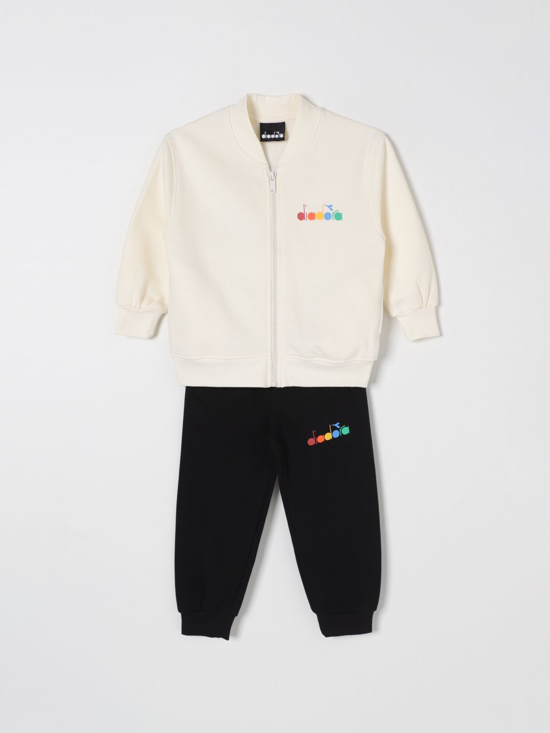 Diadora Suit  Kids Color Beige In Black