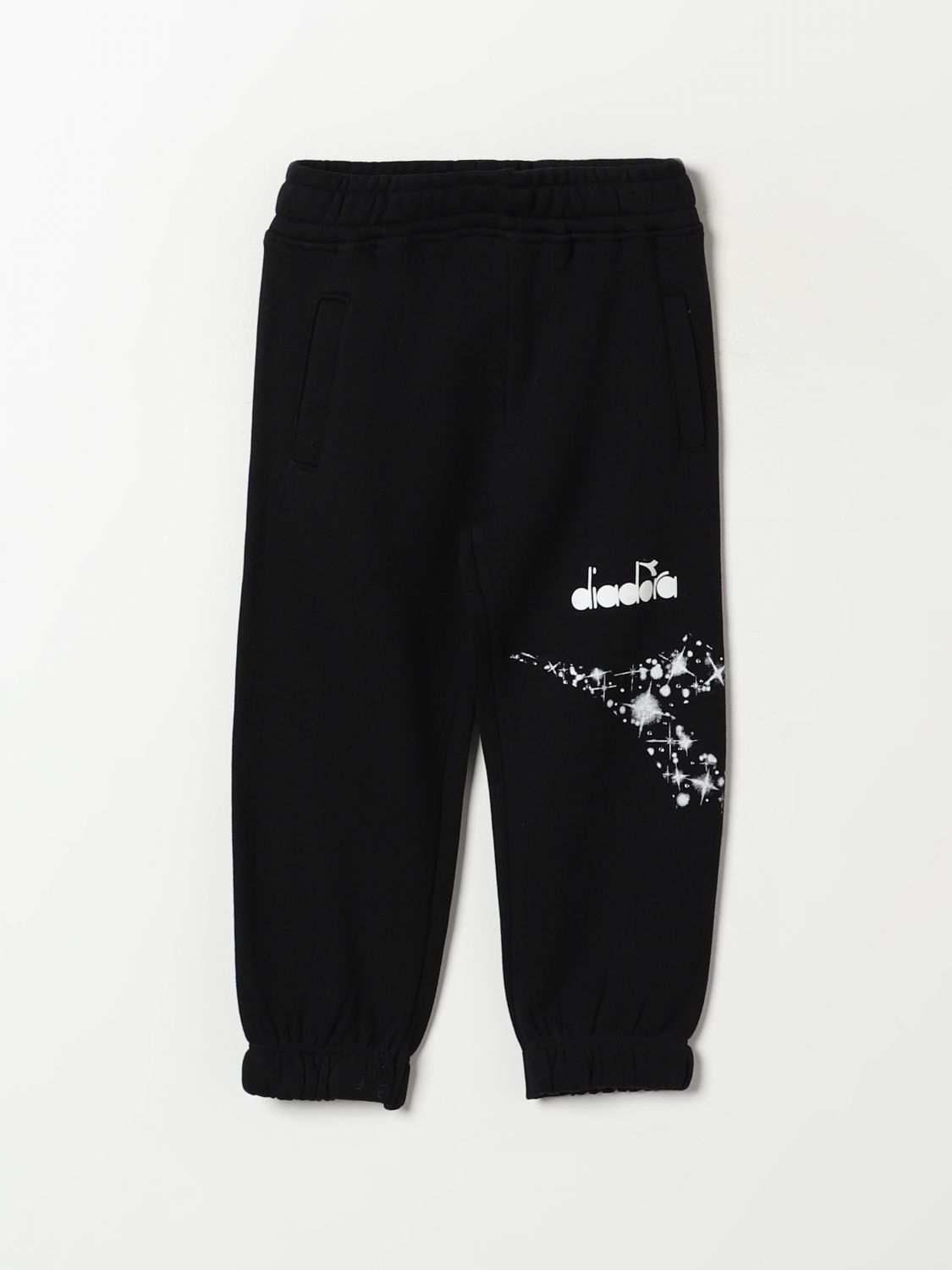 Diadora Pants  Kids Color Black In Schwarz