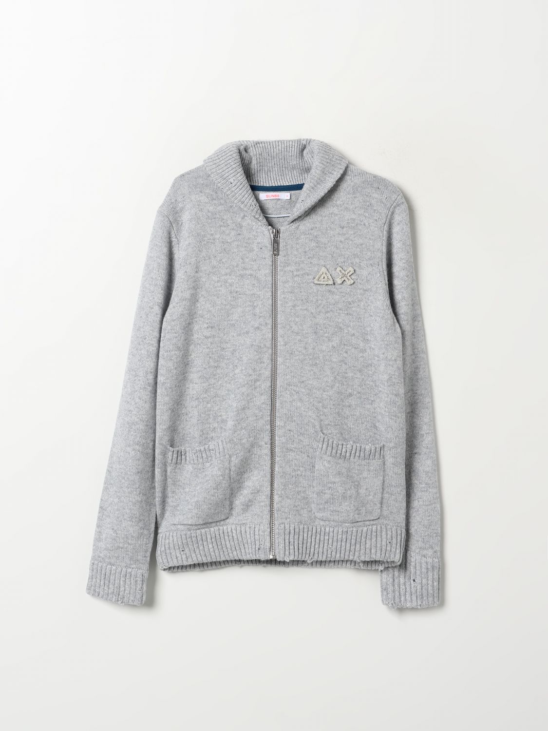 Sun 68 Sweater  Kids Color Grey In Grau