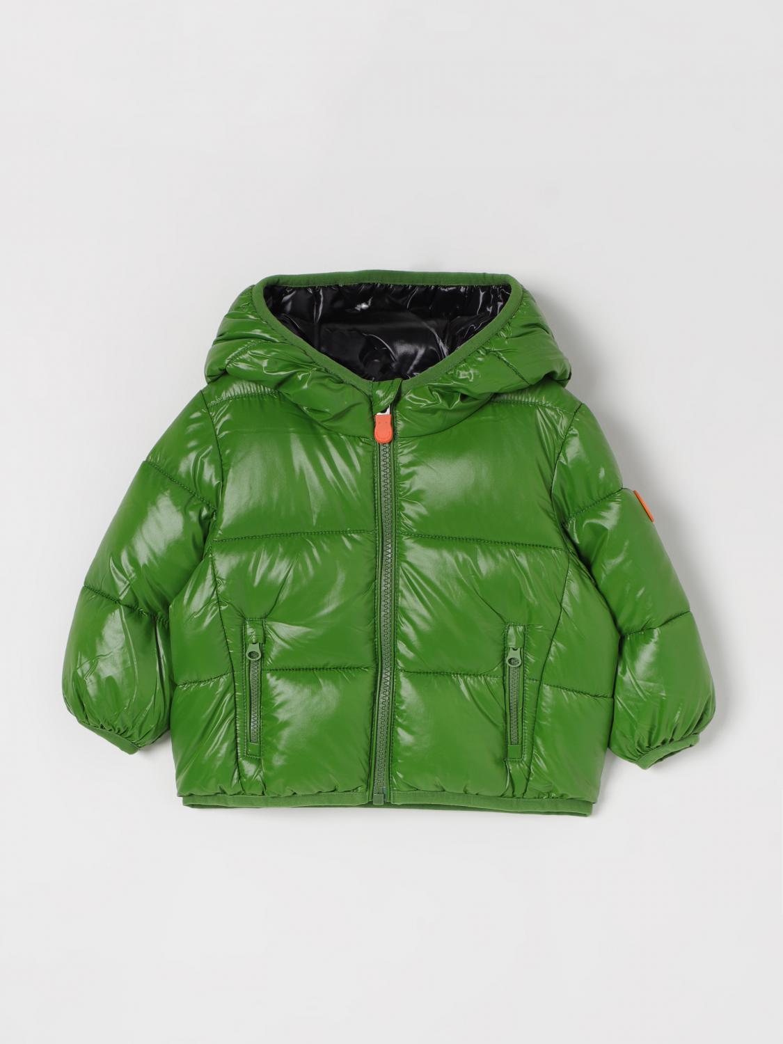 Save The Duck Jacket  Kids Color Green