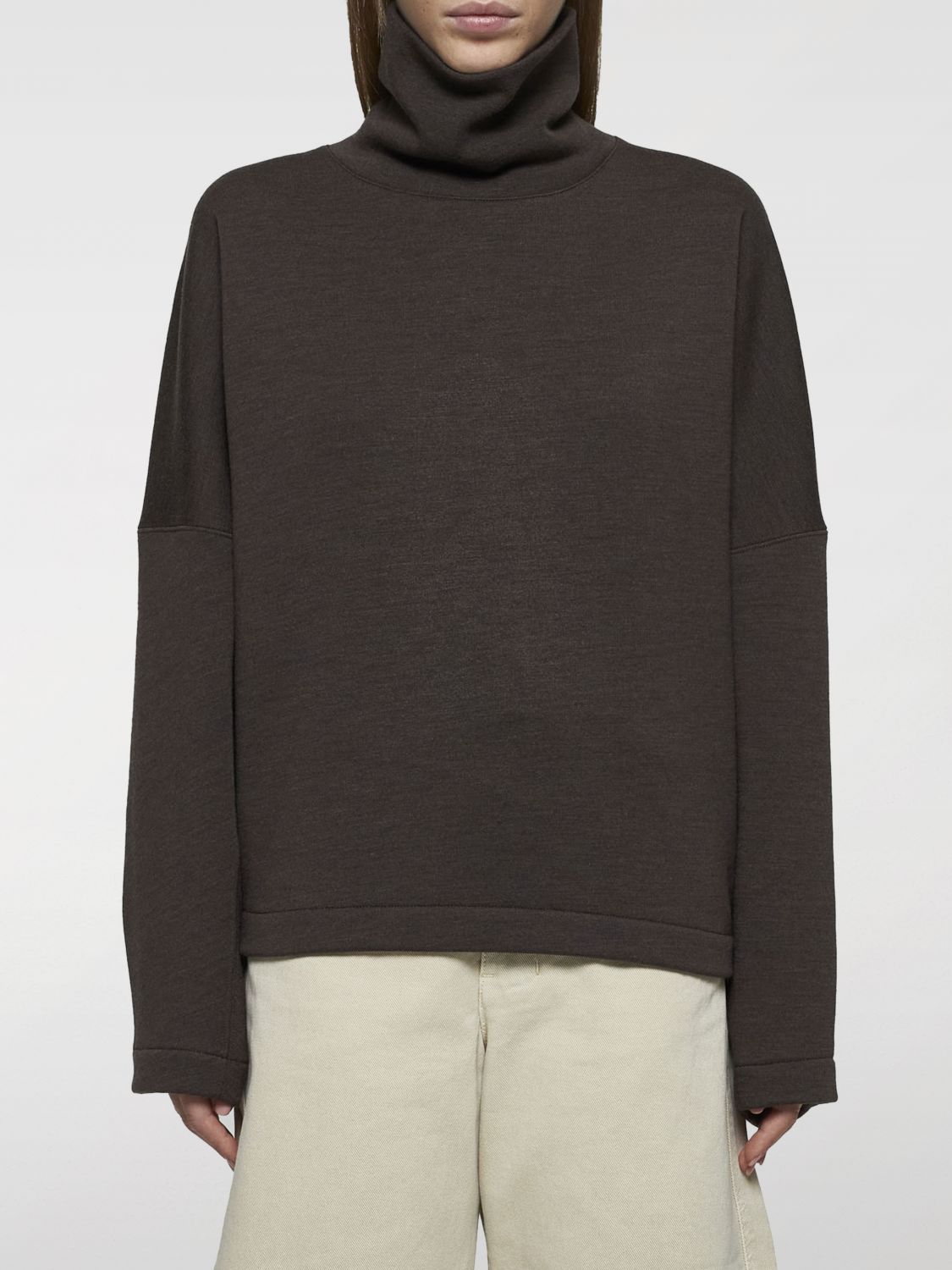 Lemaire Sweatshirt  Woman Color Cocoa In Brown