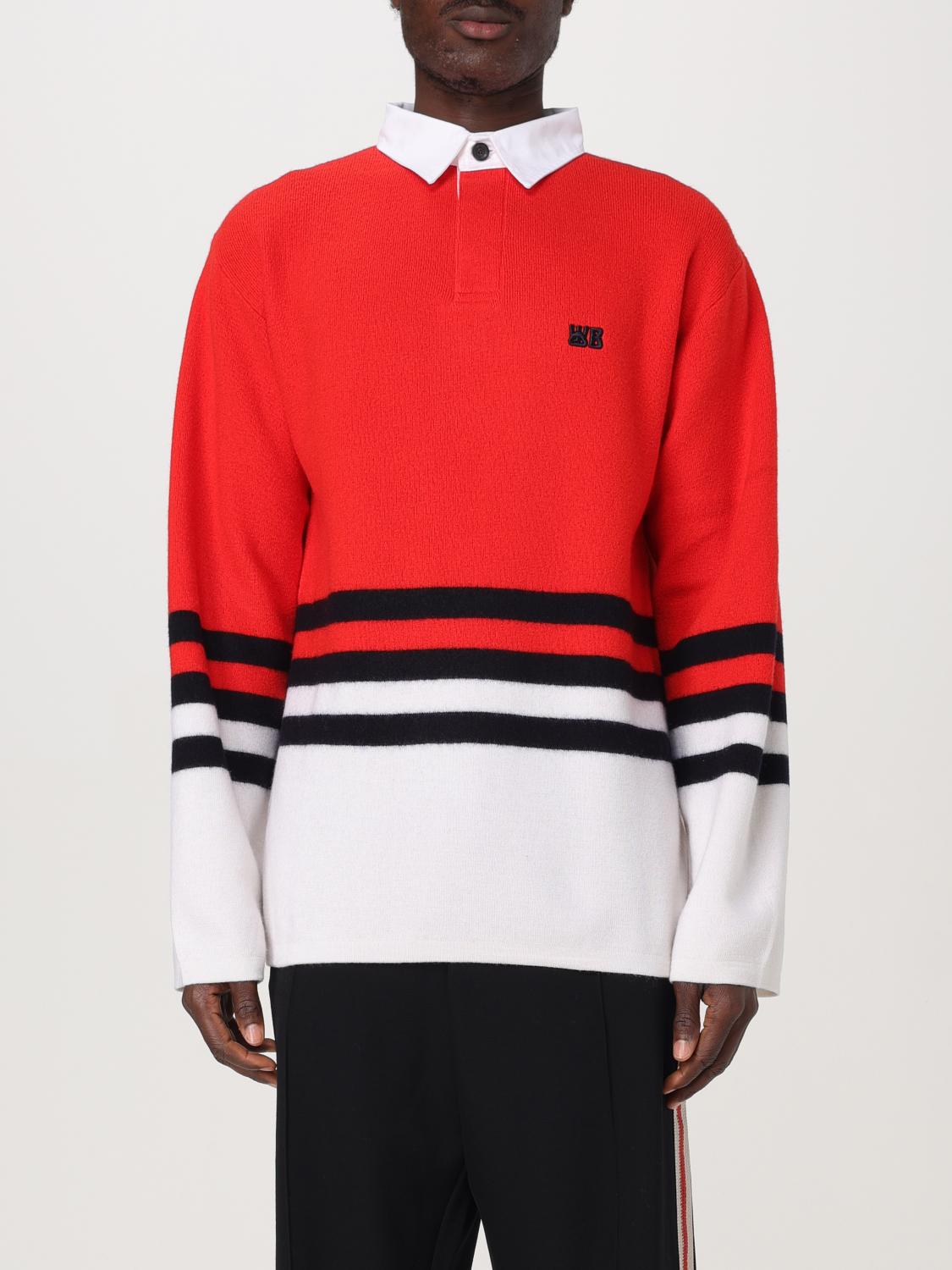 WALES BONNER POLO SHIRT WALES BONNER MEN COLOR RED G29907014