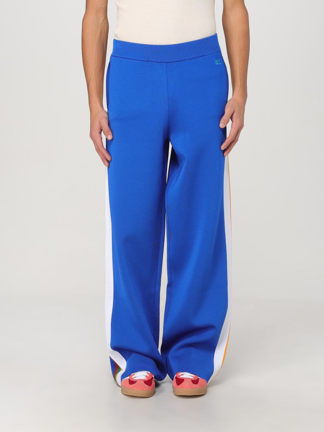 Shop Wales Bonner Pants Men Color Blue In Blau
