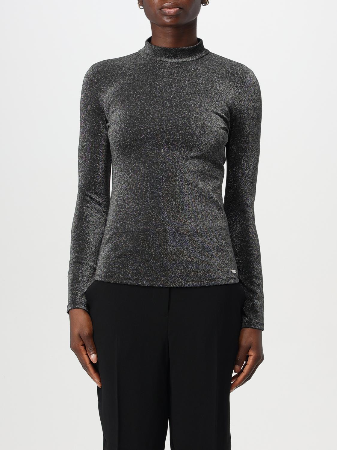 Armani Exchange Sweater Woman Color Silver In Silber