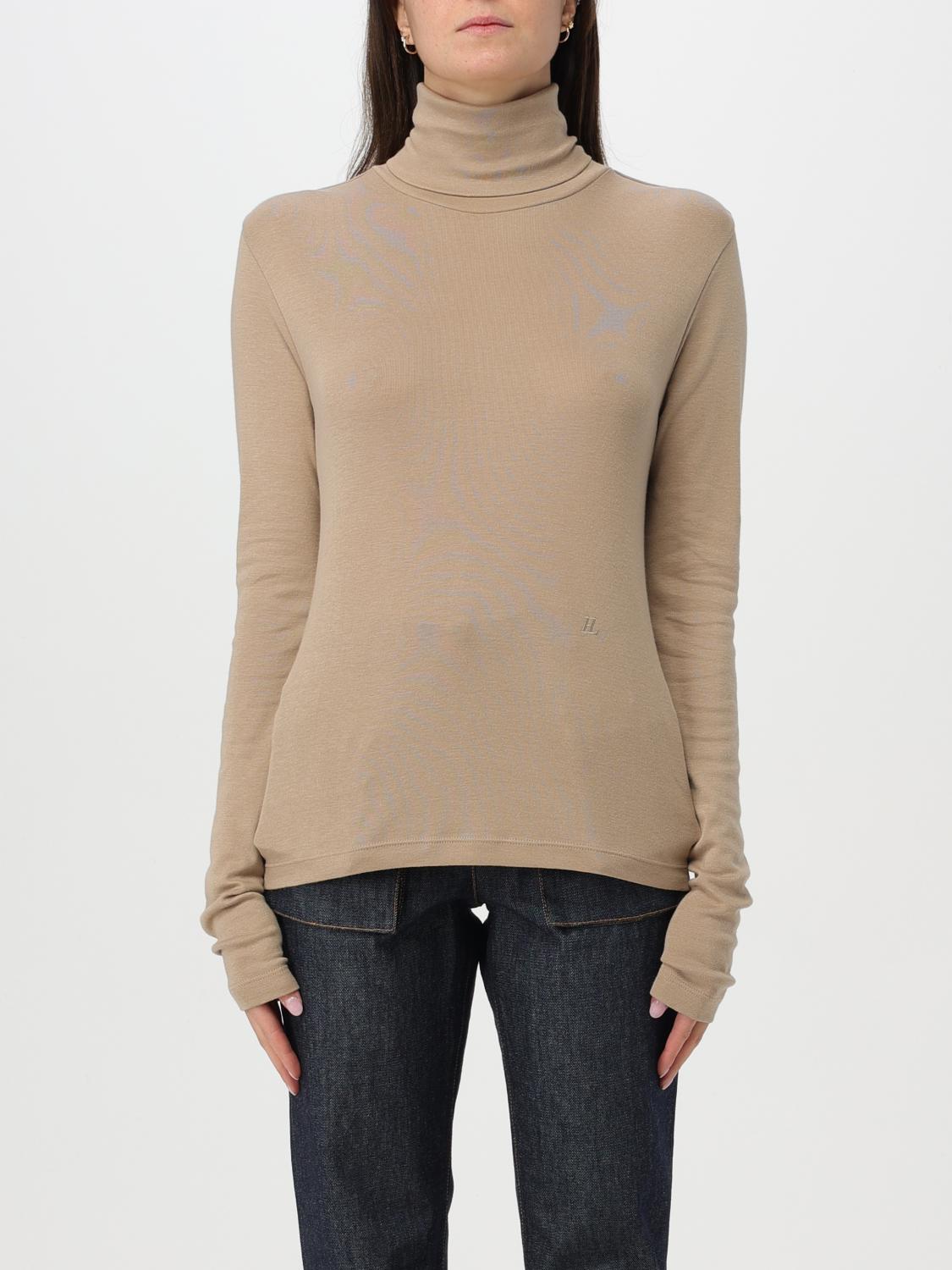 Helmut Lang Sweater Woman Color Beige In Beige