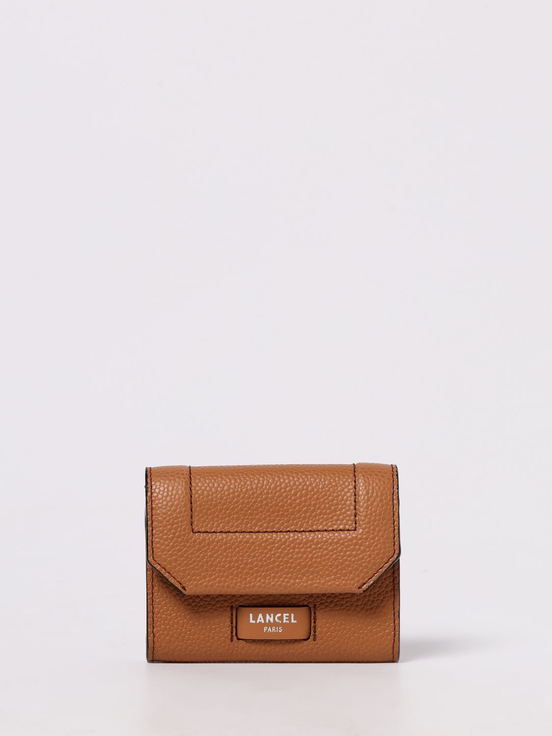 Lancel Wallet  Woman Color Brown In Blue